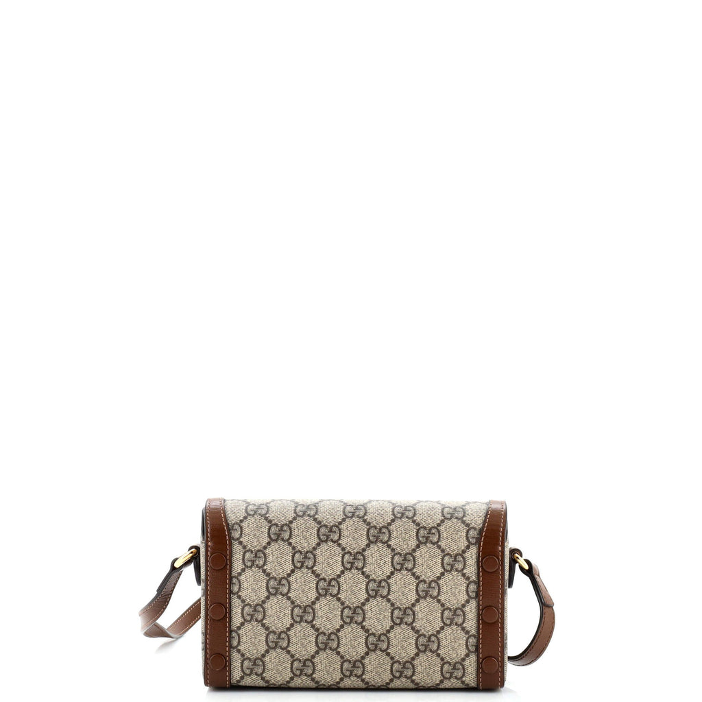 Horsebit 1955 Flap Crossbody Bag GG Coated Canvas Mini