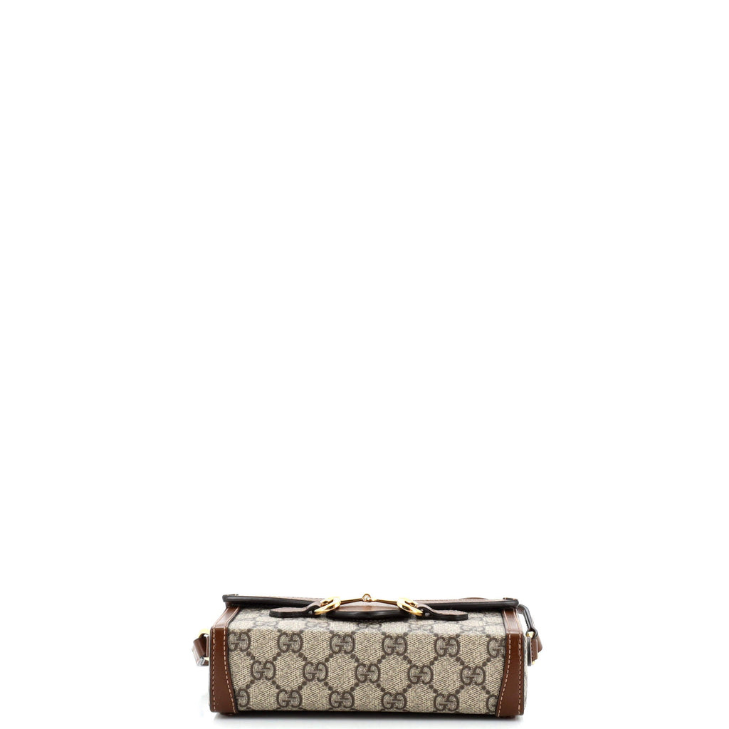 Horsebit 1955 Flap Crossbody Bag GG Coated Canvas Mini