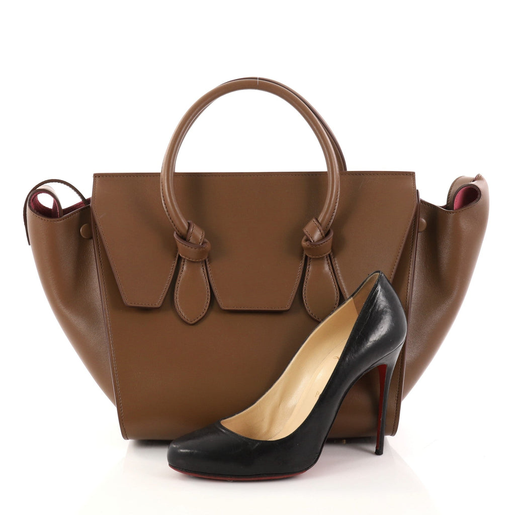 Tie Knot Tote Smooth Leather Mini