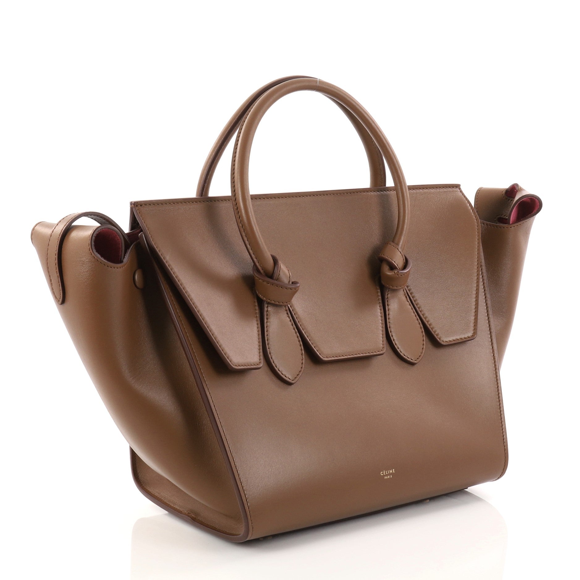 Tie Knot Tote Smooth Leather Mini