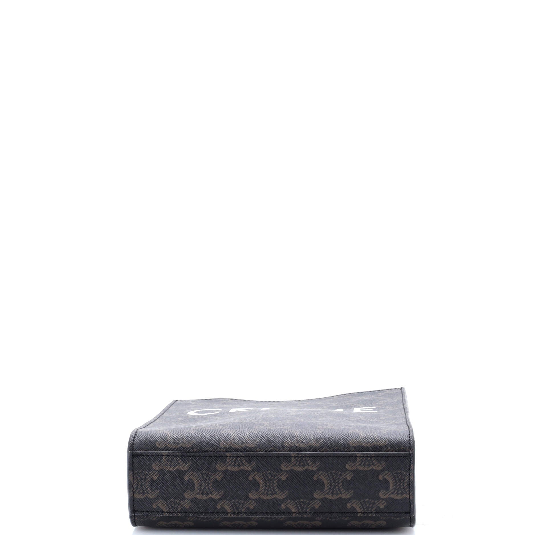 Vertical Cabas Tote Triomphe Coated Canvas Mini