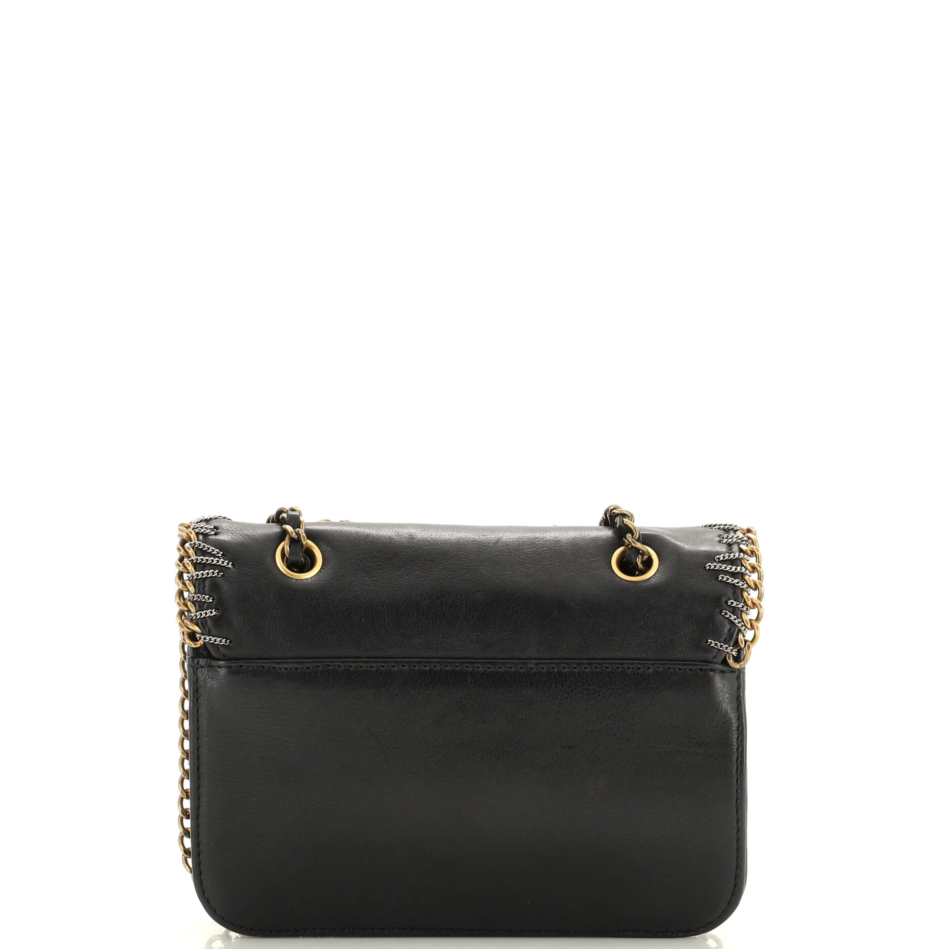 Paris-Byzance CC Flap Bag Embroidered Leather Mini