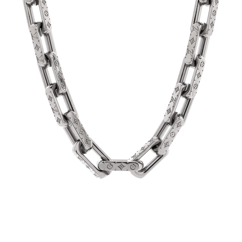 Monogram Chain Necklace Metal