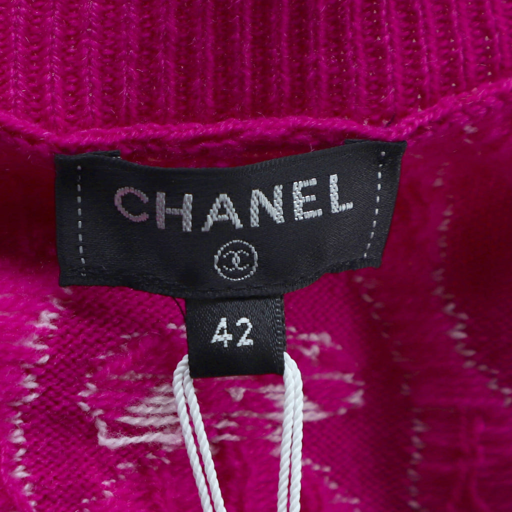 Women's CC Logo Button Crewneck Sweater Cashmere