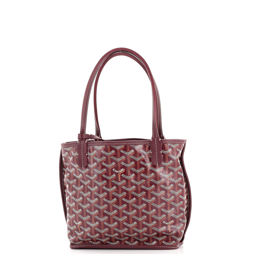 Anjou Reversible Tote Coated Canvas Mini