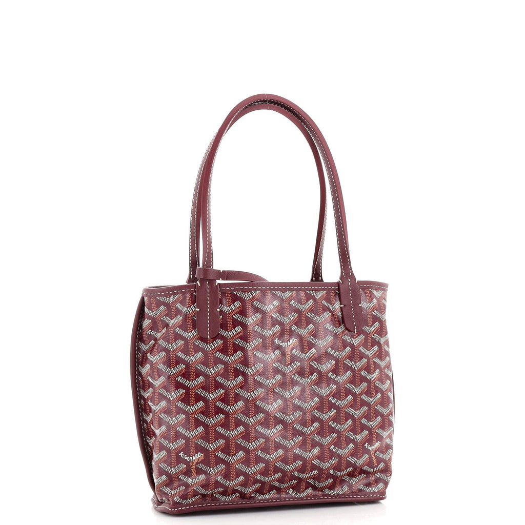 Anjou Reversible Tote Coated Canvas Mini