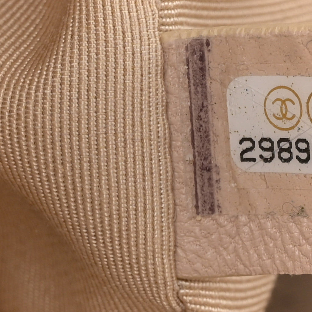 Lambskin Quilted Large Chanel 19 Flap Dark Beige