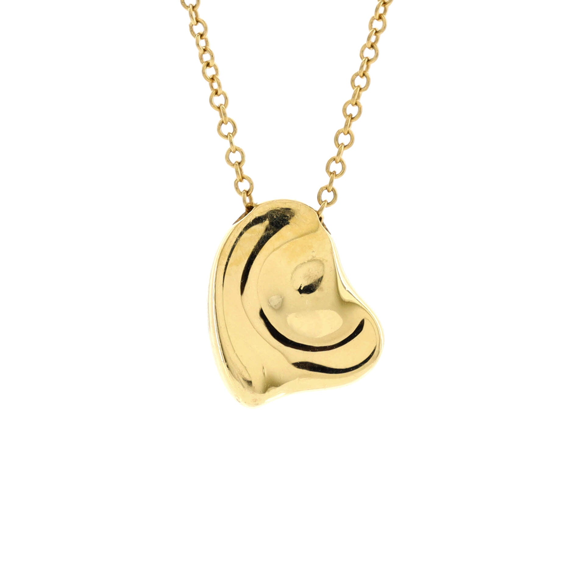 Elsa Peretti Full Heart Necklace 18K Yellow Gold