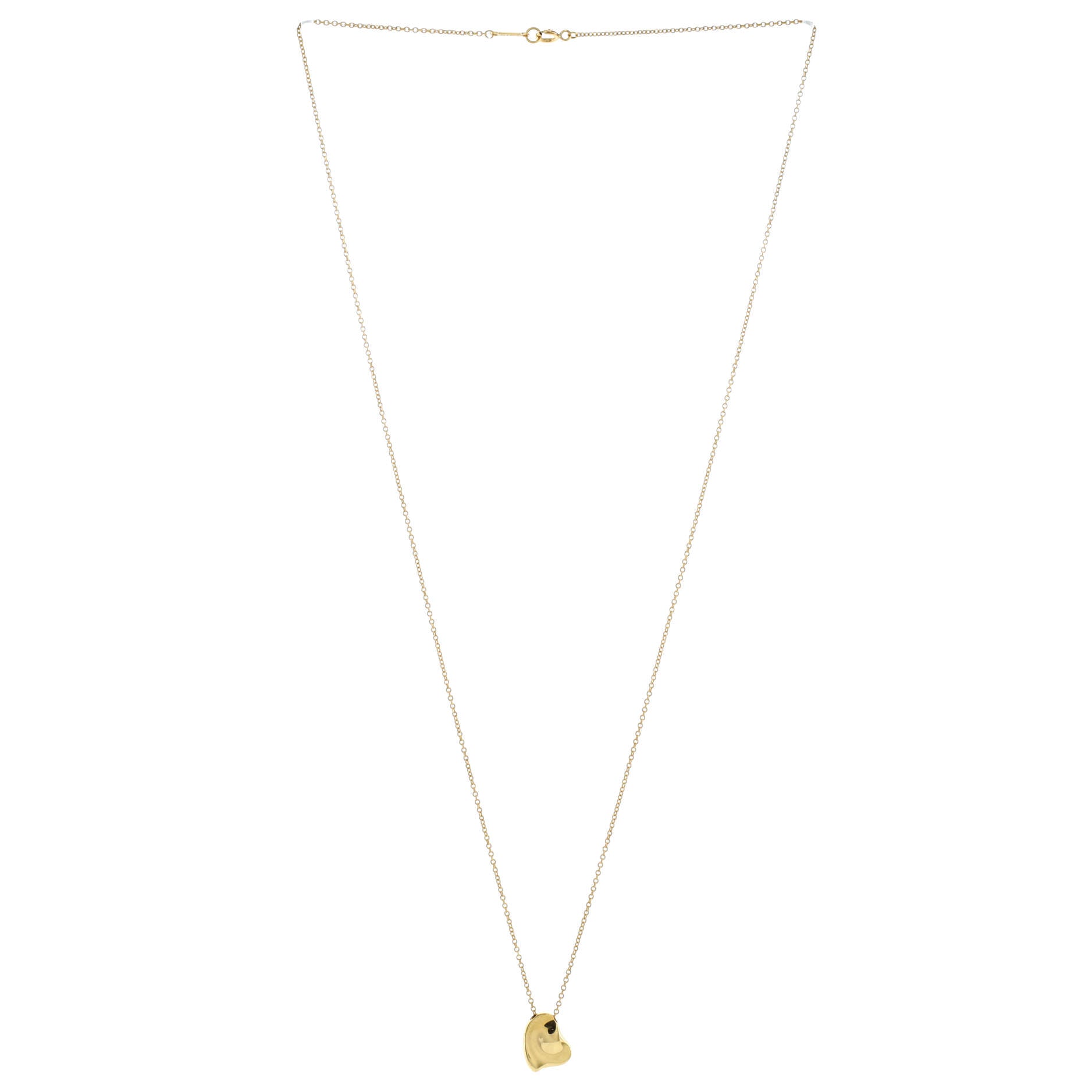 Elsa Peretti Full Heart Necklace 18K Yellow Gold