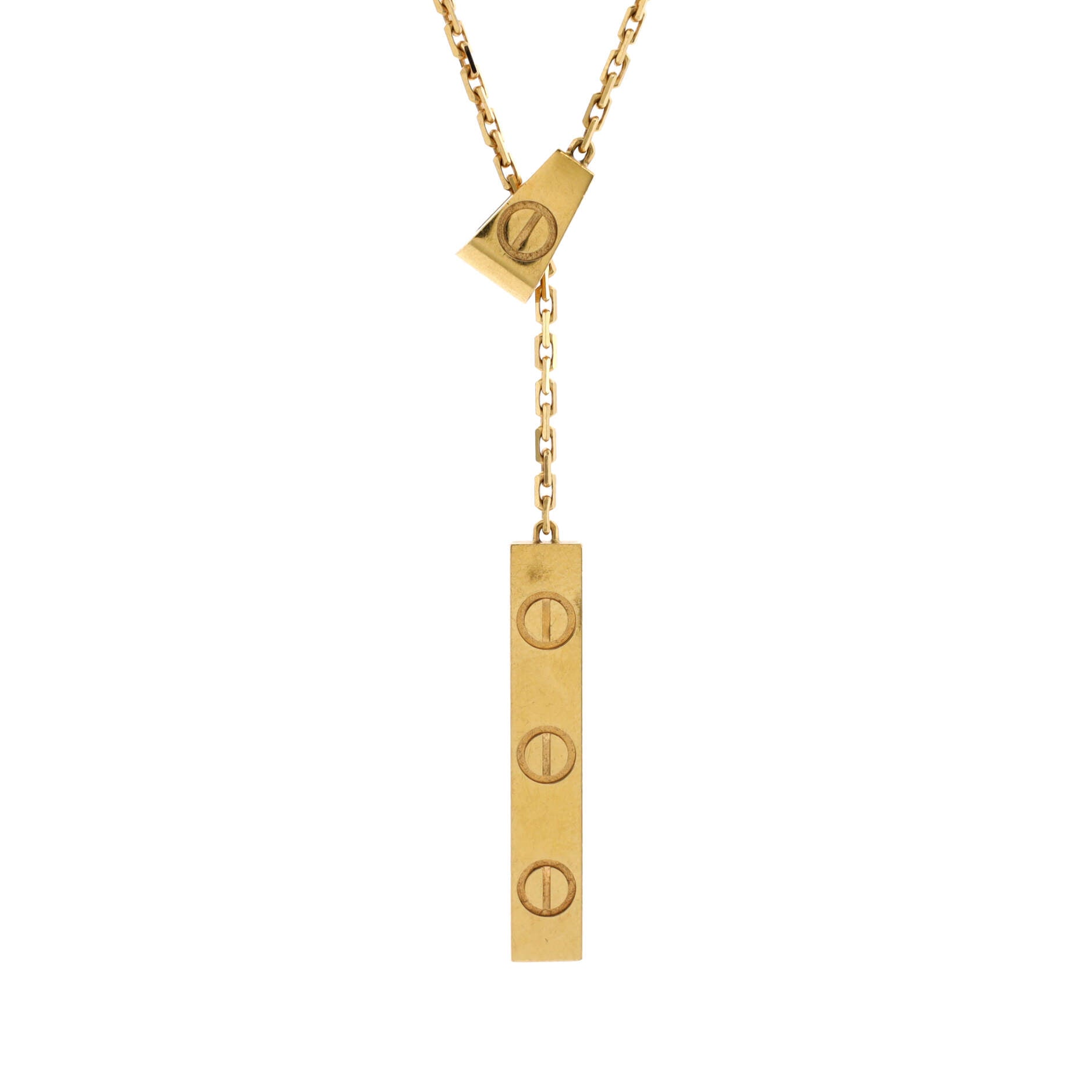 Love Lariat Necklace 18K Yellow Gold