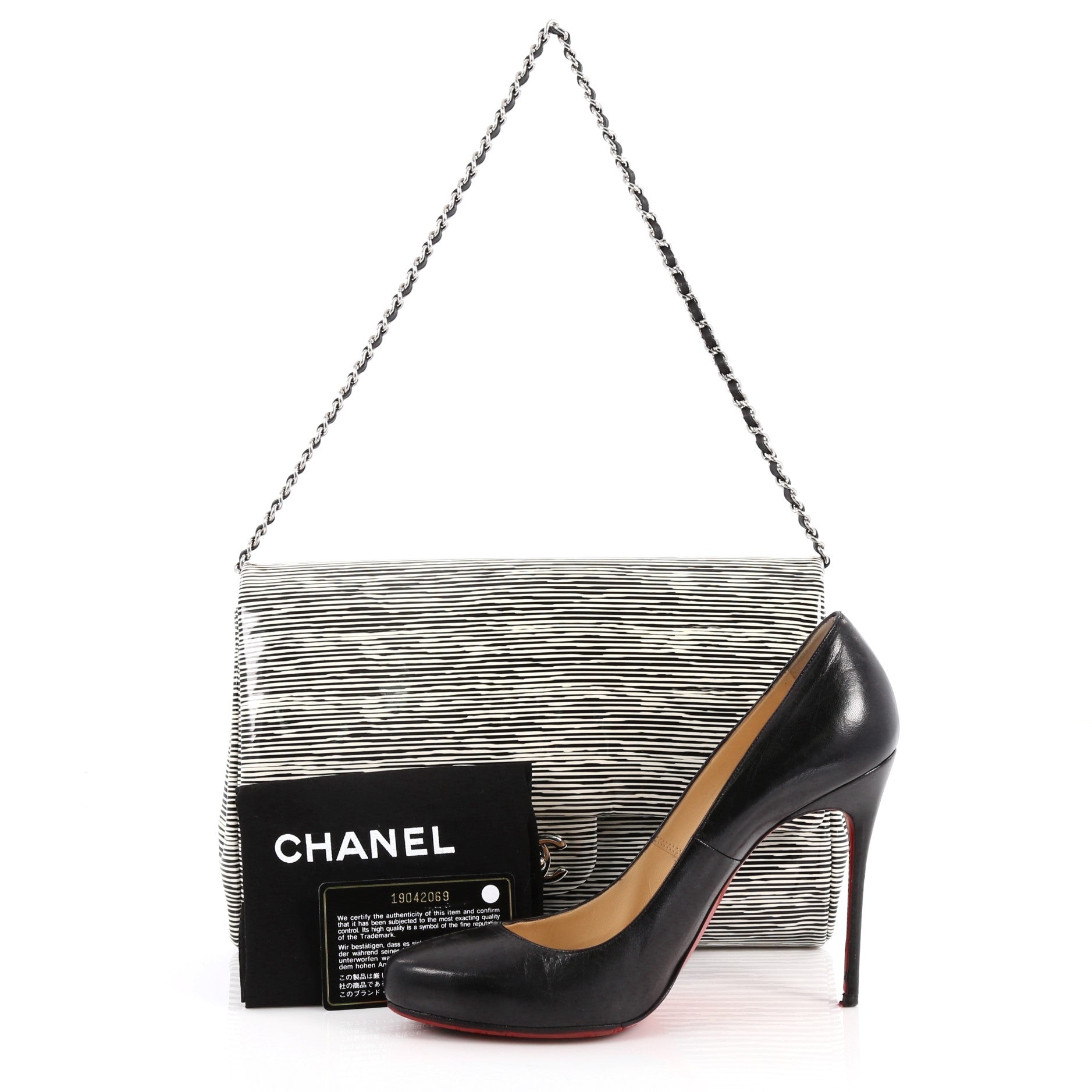 Clutch with Chain Printed Patent