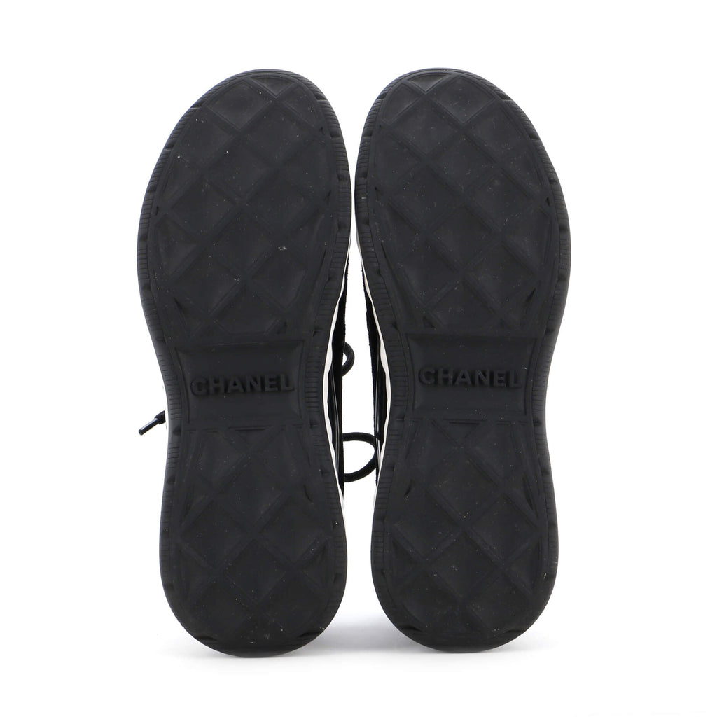 Women's CC Cap Toe Logo Sneakers Mixed Fibers