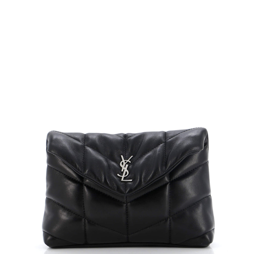 LouLou Puffer Clutch Leather Small