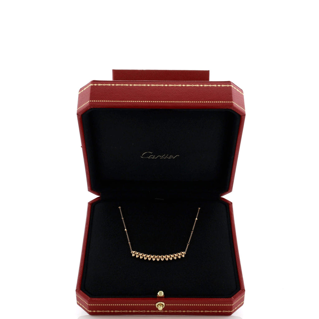 Clash de Cartier Pendant Necklace 18K Rose Gold Small