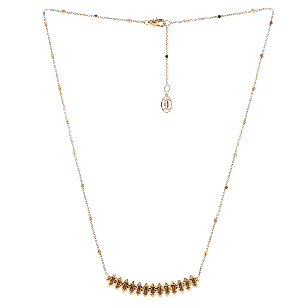 Clash de Cartier Pendant Necklace 18K Rose Gold Small