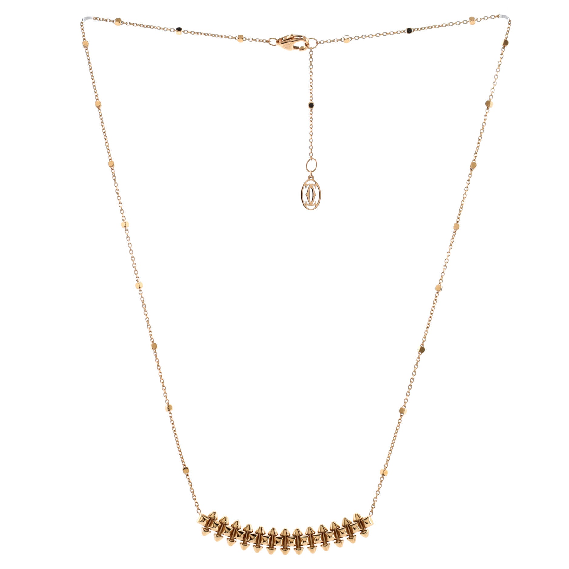 Clash de Cartier Pendant Necklace 18K Rose Gold Small