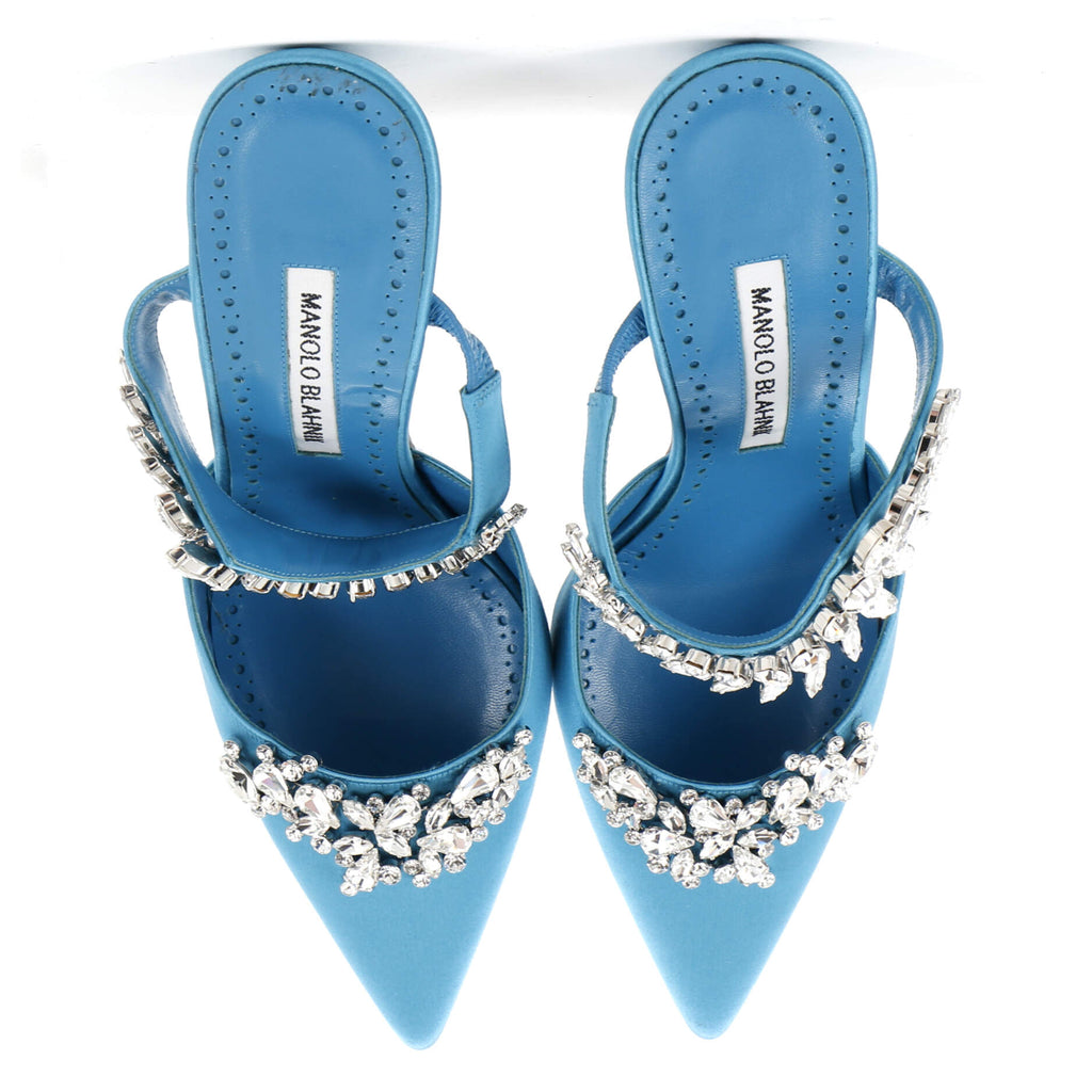 Women's Lurum Heeled Mules Satin 90