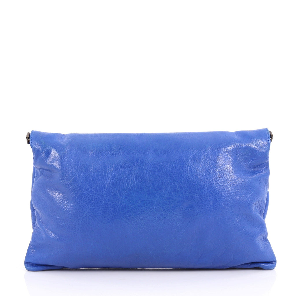 Envelope Strap Clutch Classic Studs Leather
