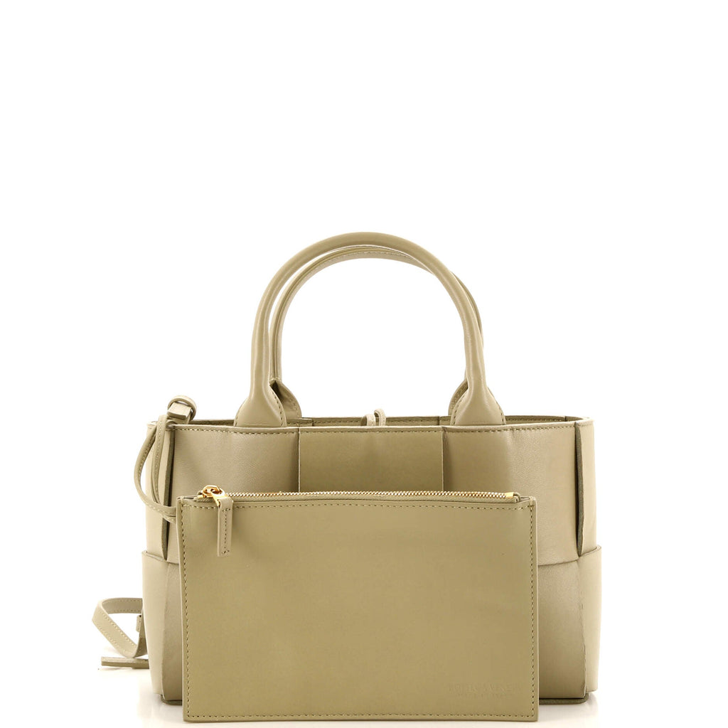 Arco Tote Maxi Intrecciato Leather Mini