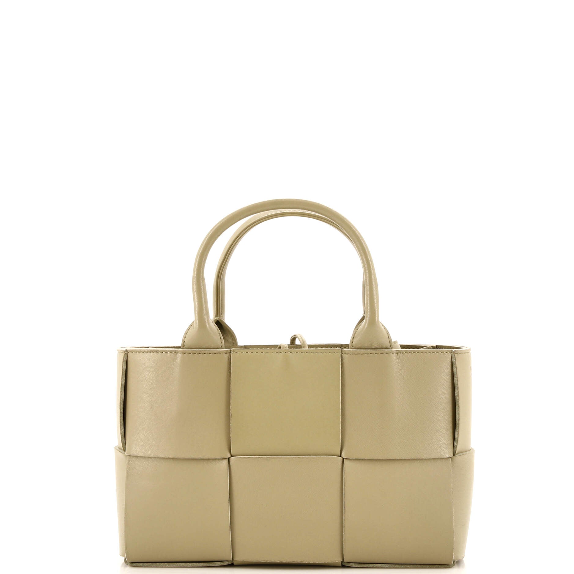 Arco Tote Maxi Intrecciato Leather Mini