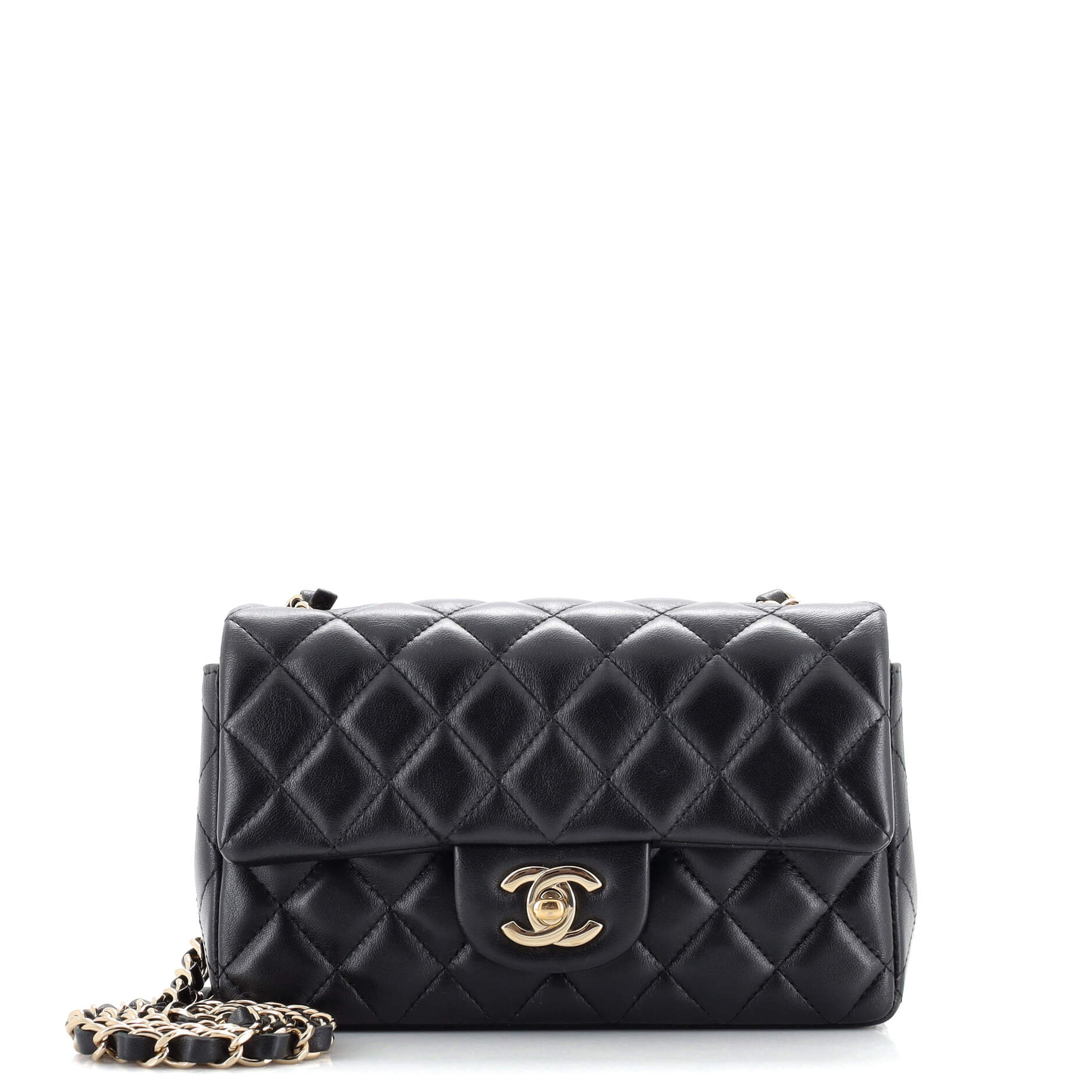 Classic Single Flap Bag Quilted Lambskin Mini