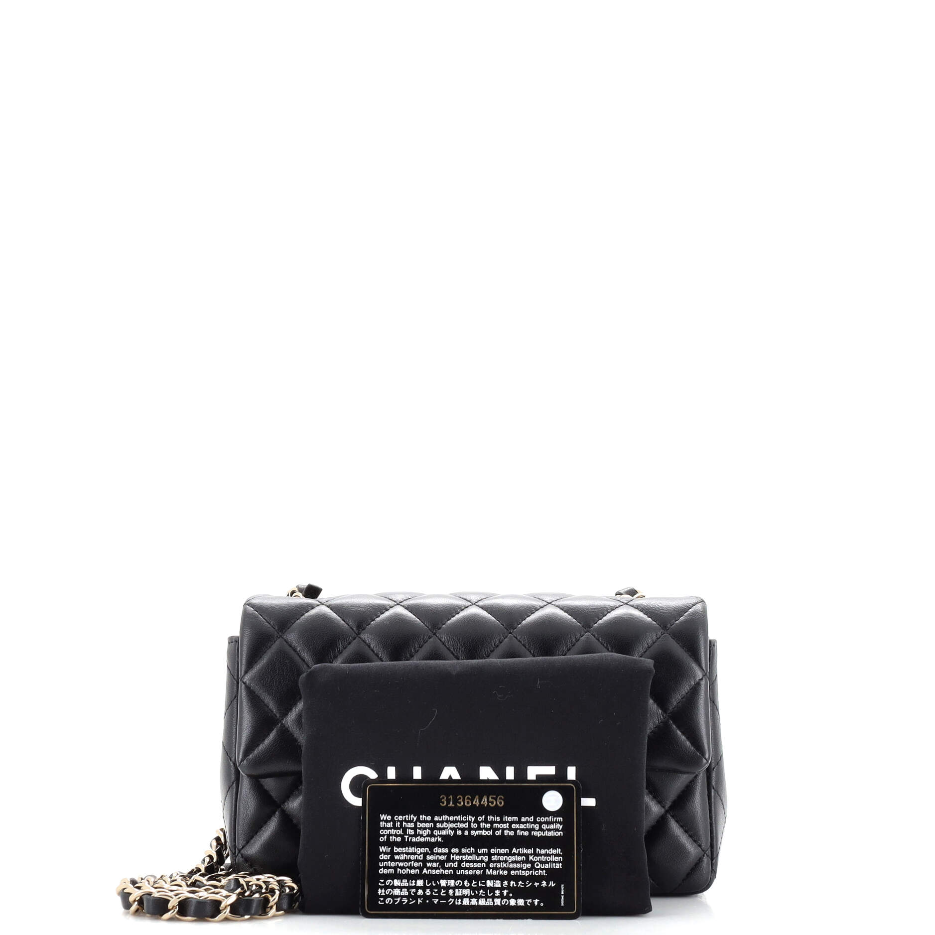 Classic Single Flap Bag Quilted Lambskin Mini