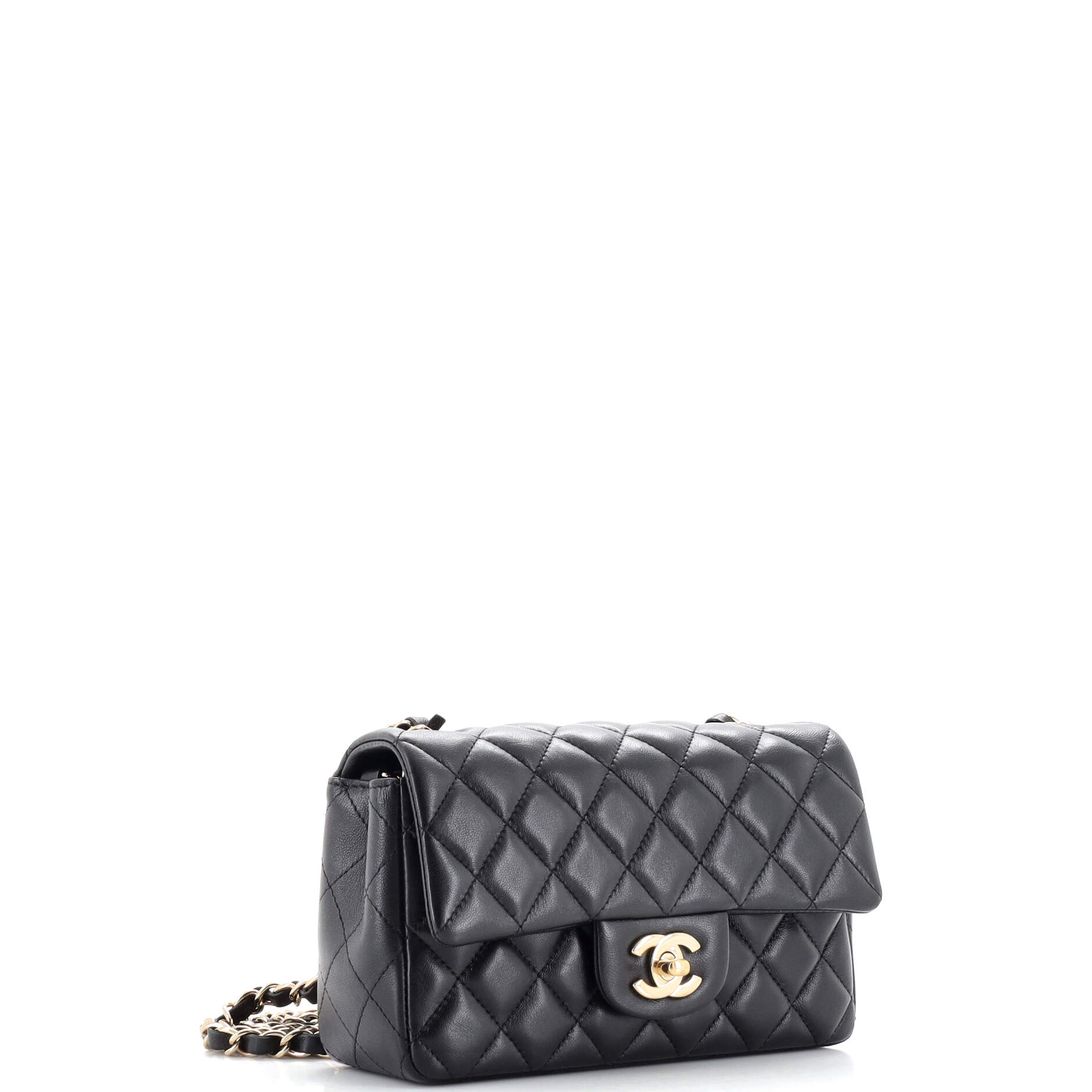 Classic Single Flap Bag Quilted Lambskin Mini