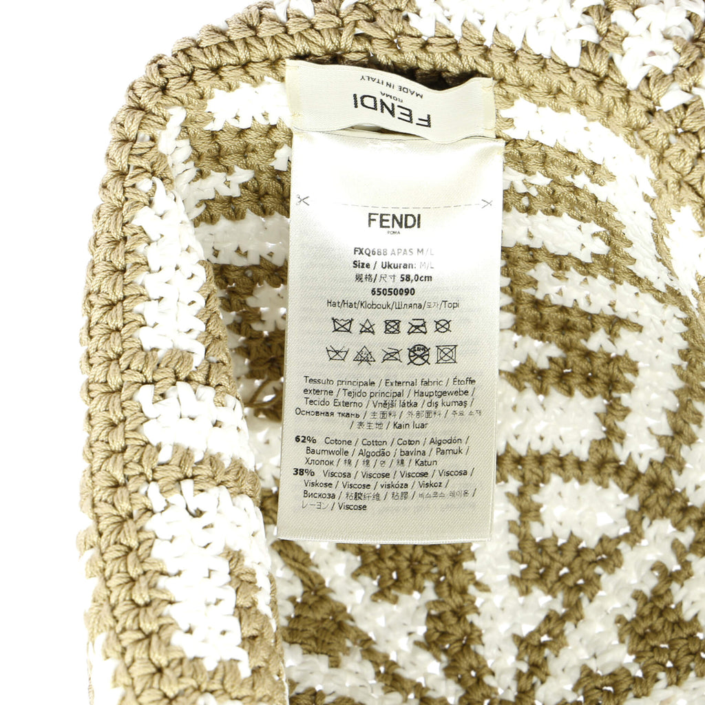 FF Panama Bucket Hat Raffia