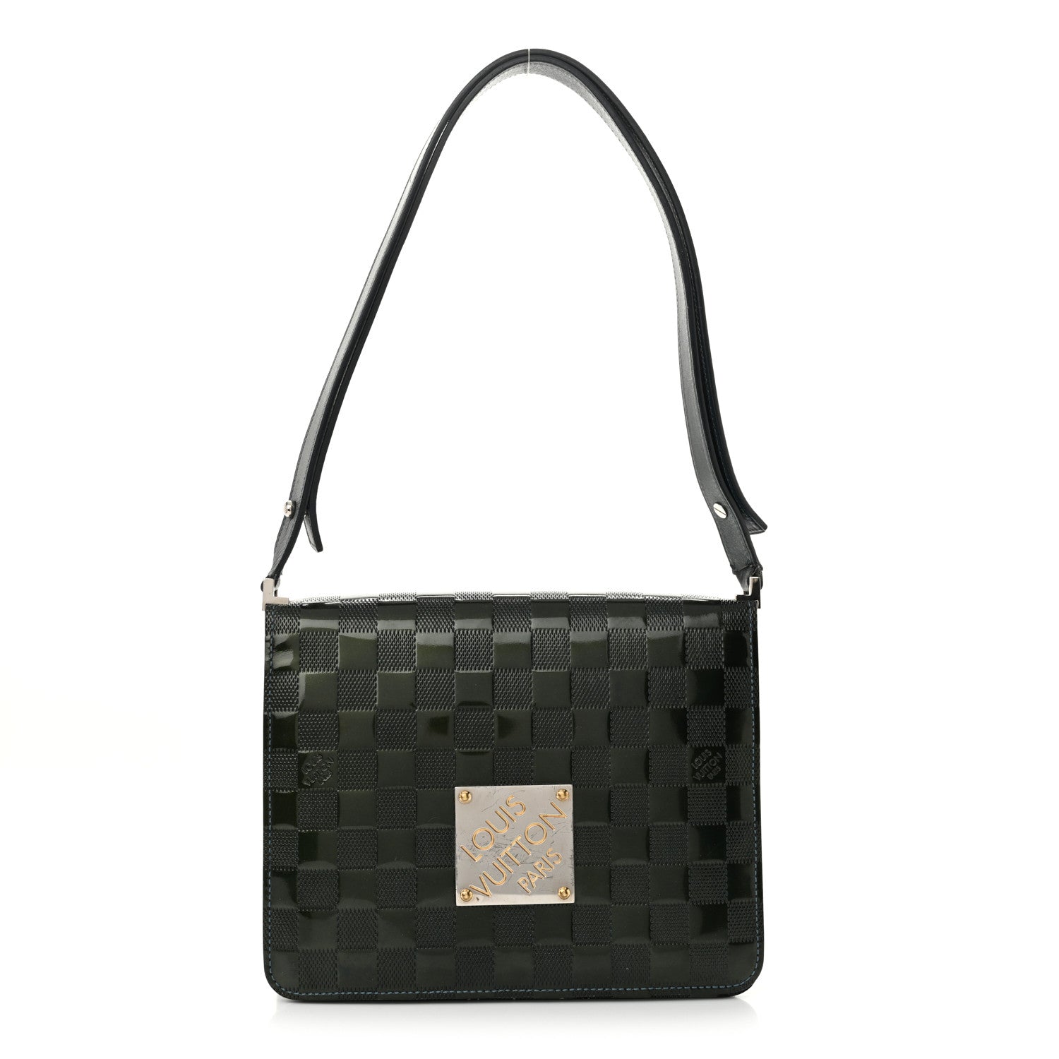 Damier Vernis Cabaret Bag Blue