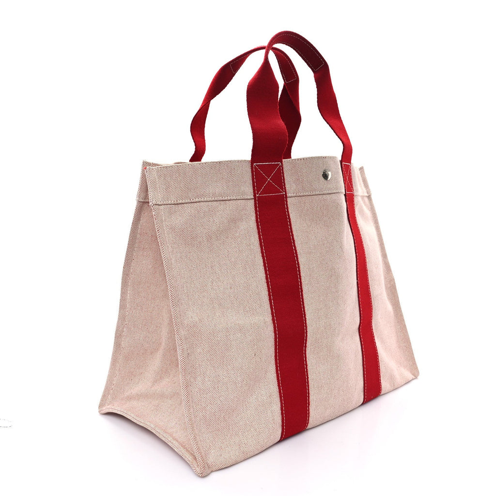Canvas Herline GM Tote Red