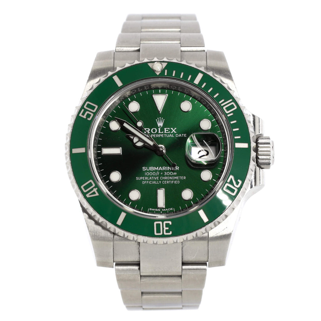 Oyster Perpetual Submariner Hulk Date Automatic Watch Stainless Steel and Cerachrom 40