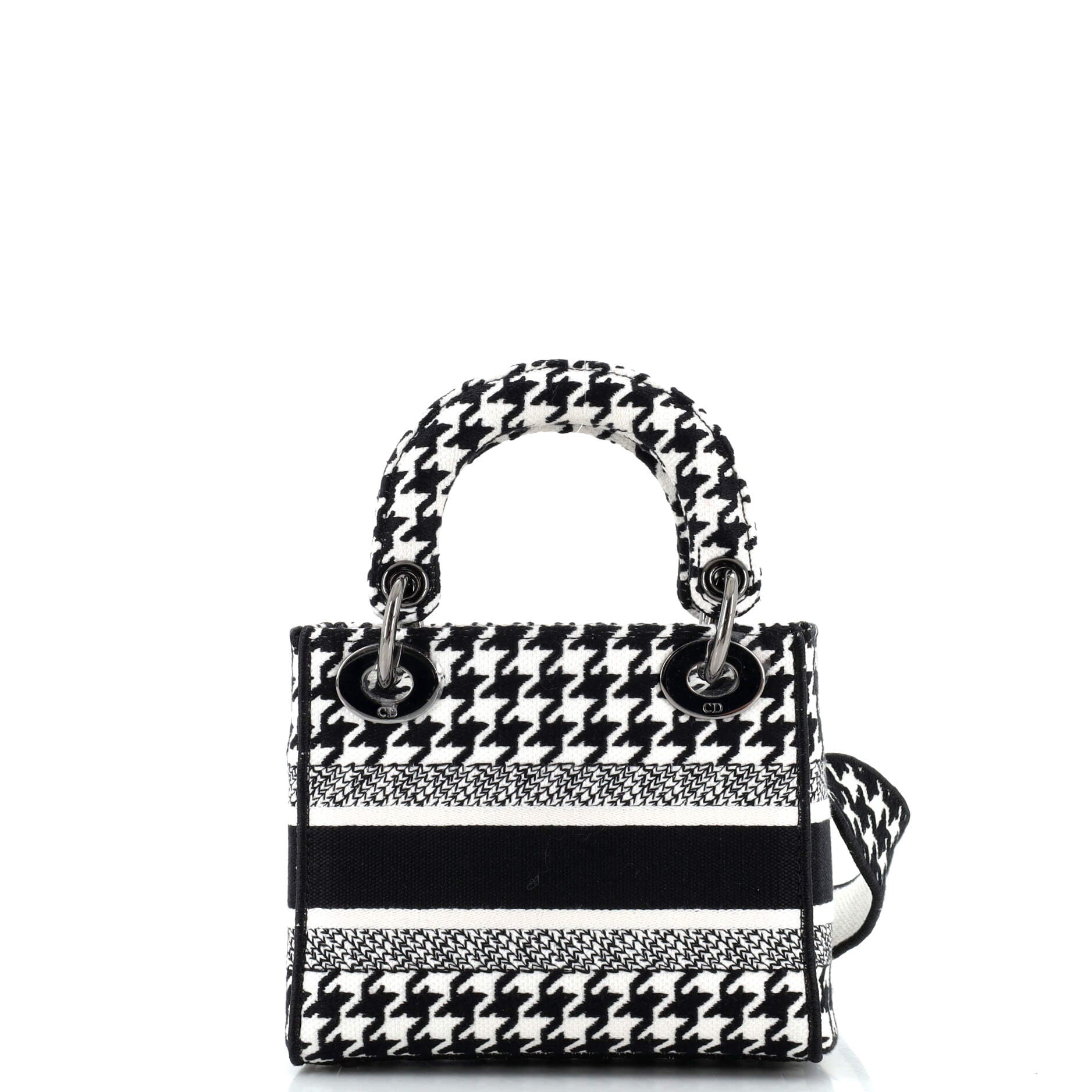 Lady D-Lite Bag Embroidered Canvas Mini