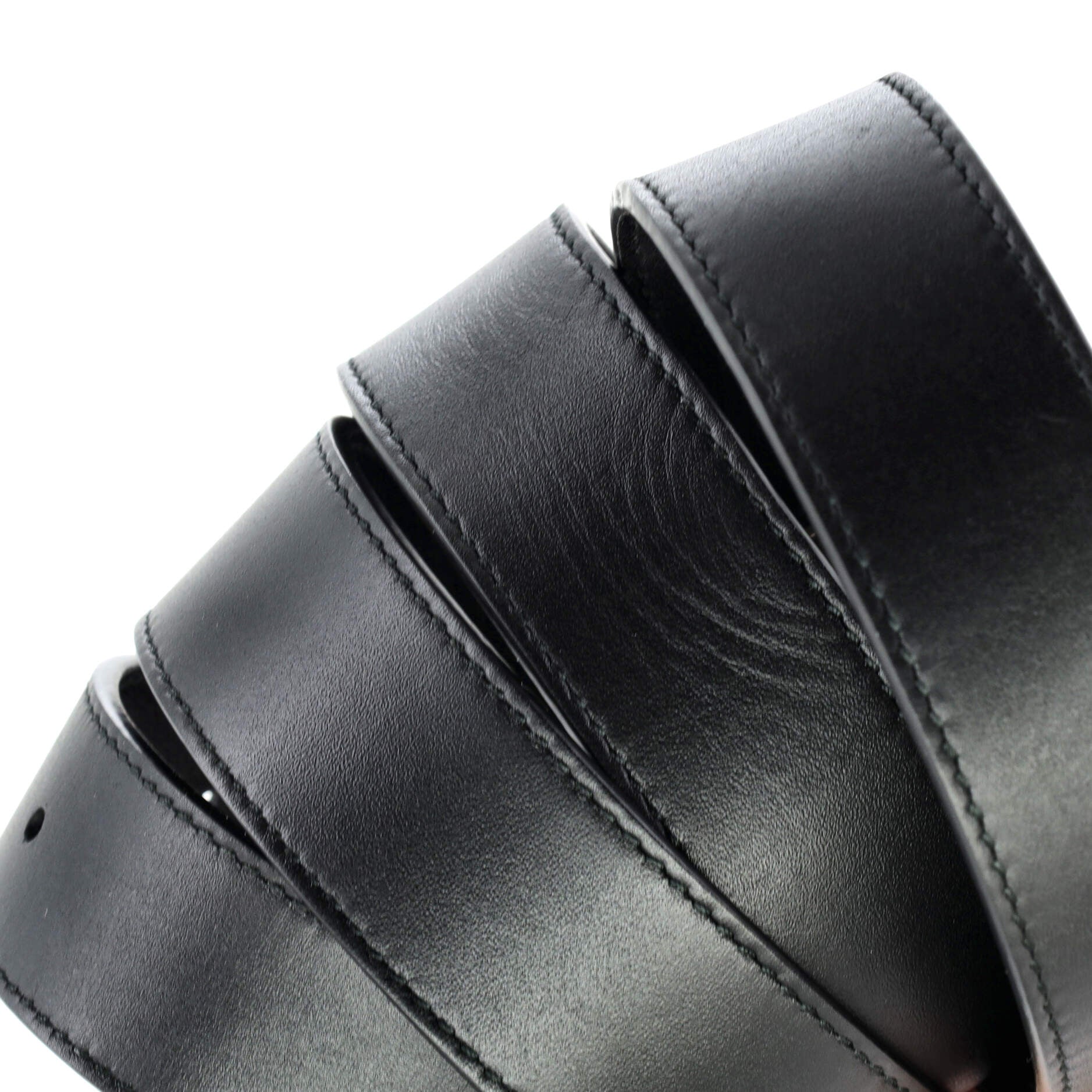 Dionysus Belt Leather with Crystal Embellished Metal Medium 85