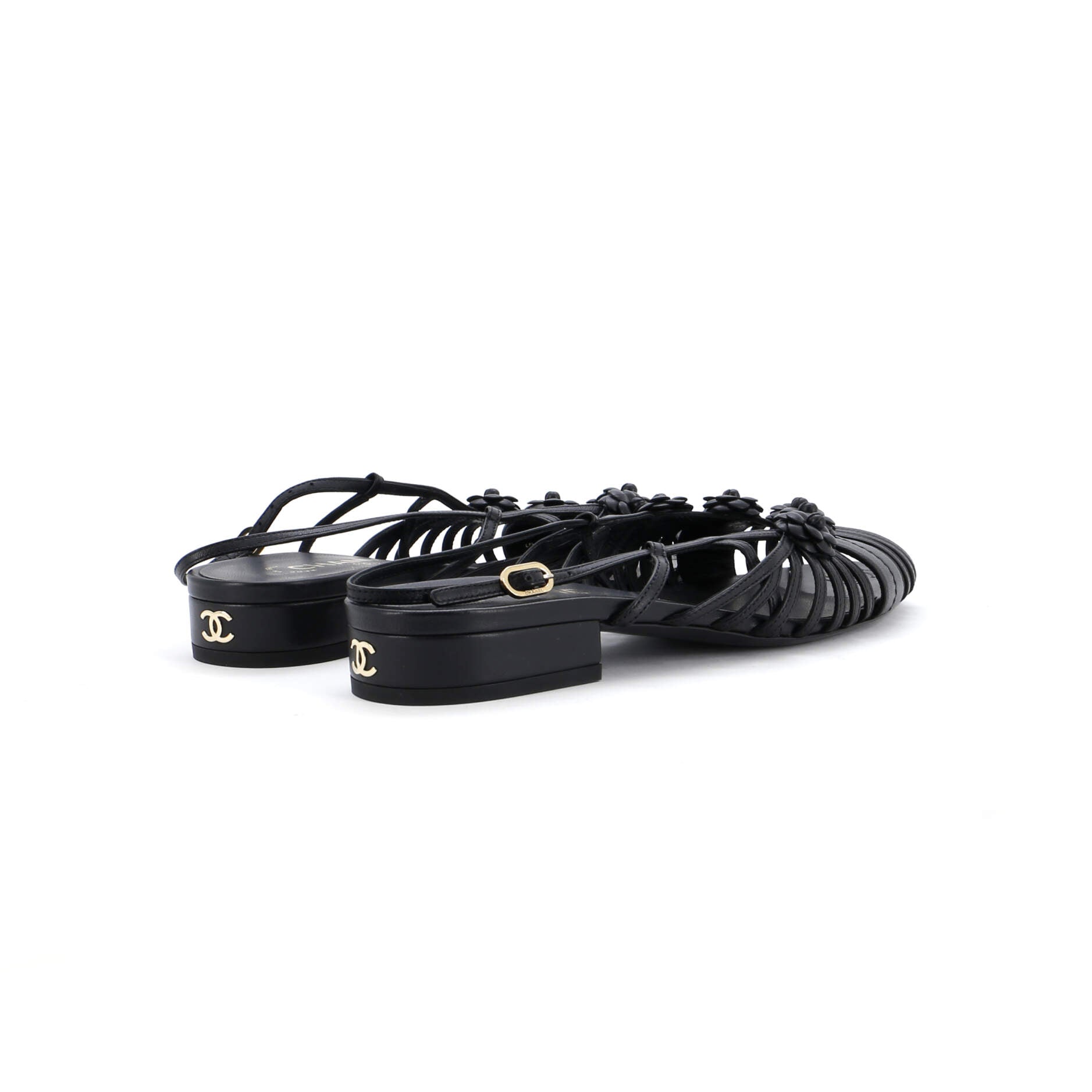 Women's Camellia Strappy Slingback Sandals Leather