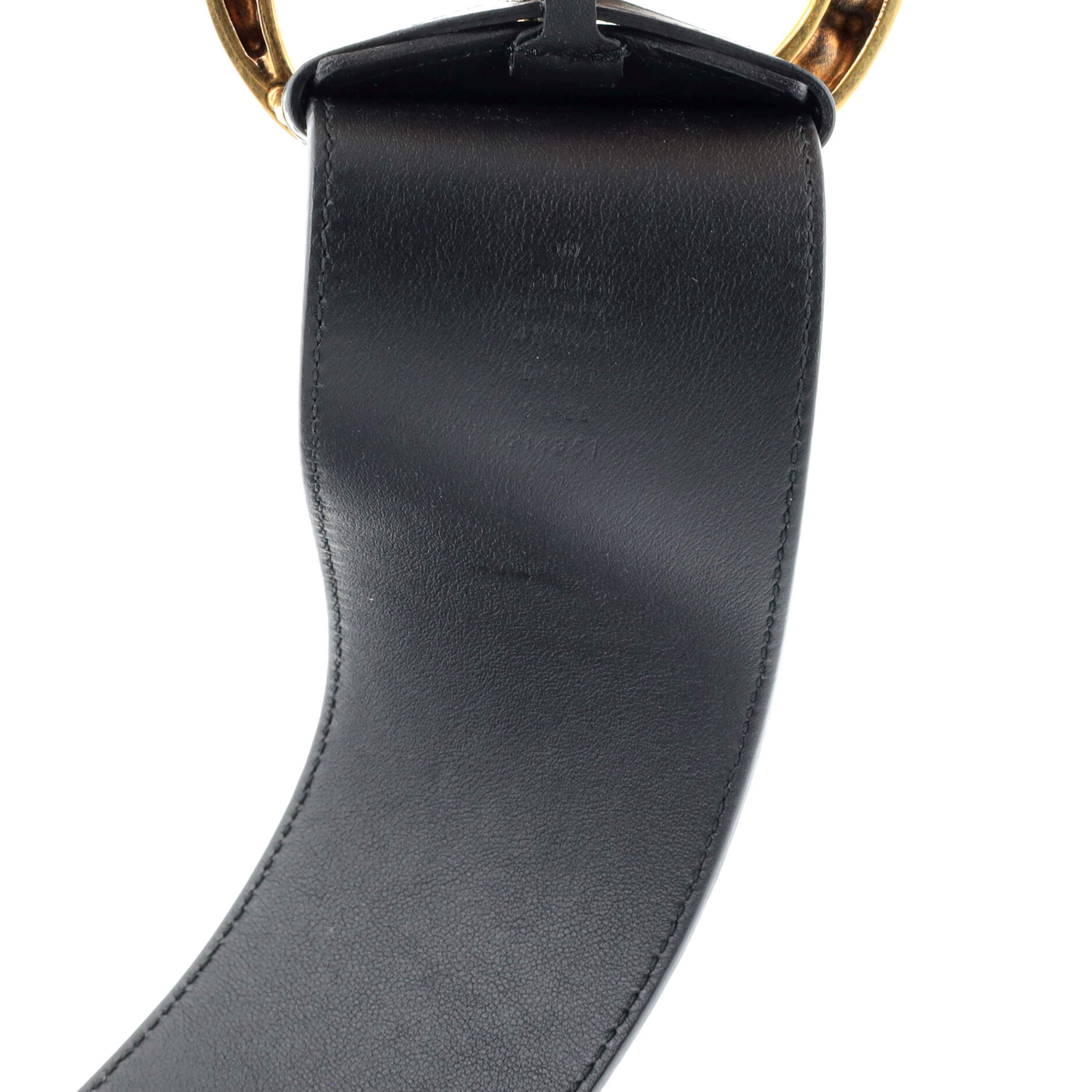 Pearly GG Marmont Belt Leather Extra Wide 90