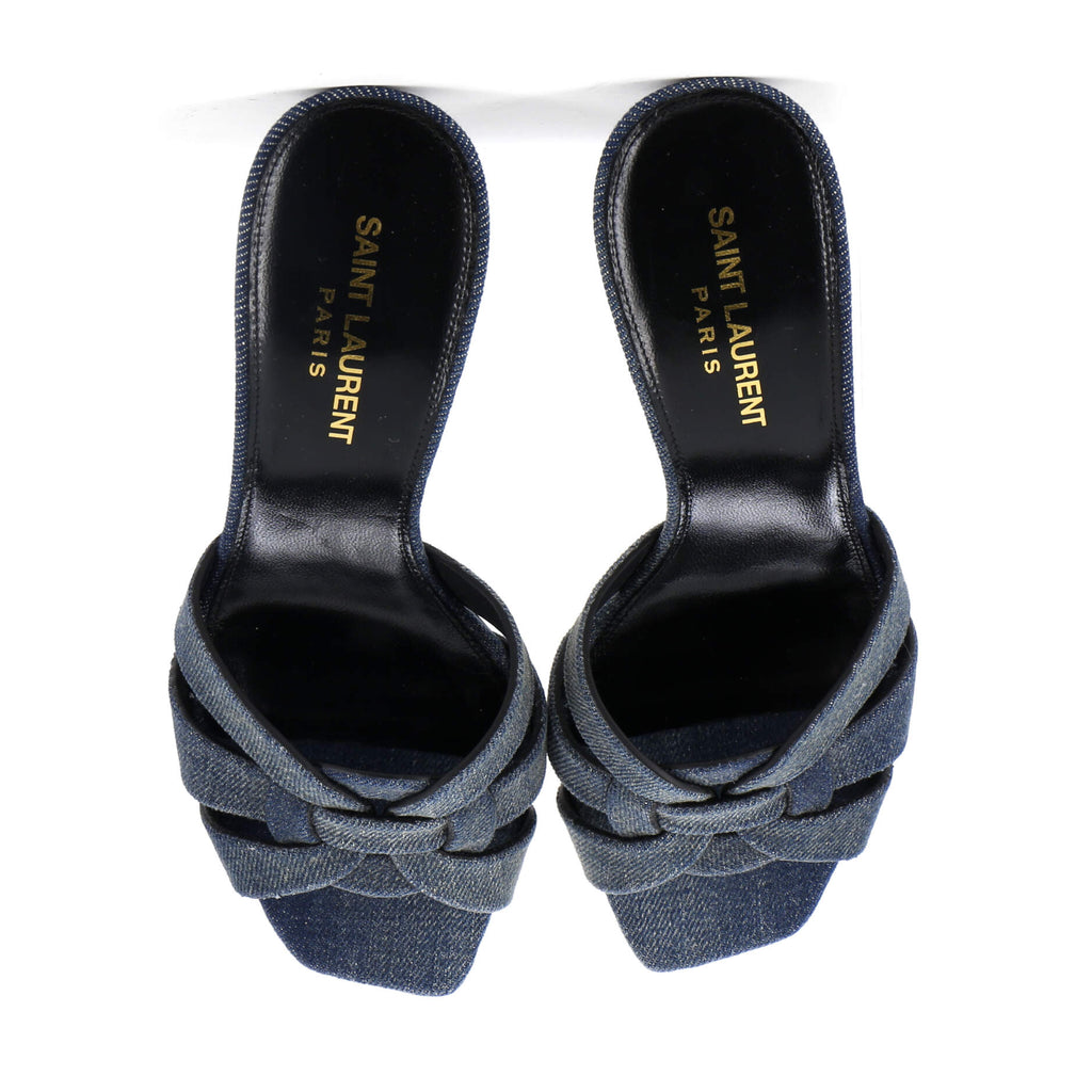 Women's Tribute Heeled Mules Denim