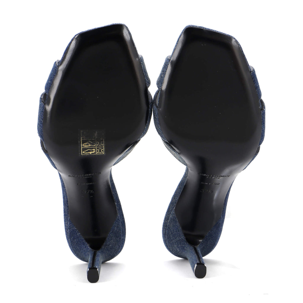 Women's Tribute Heeled Mules Denim