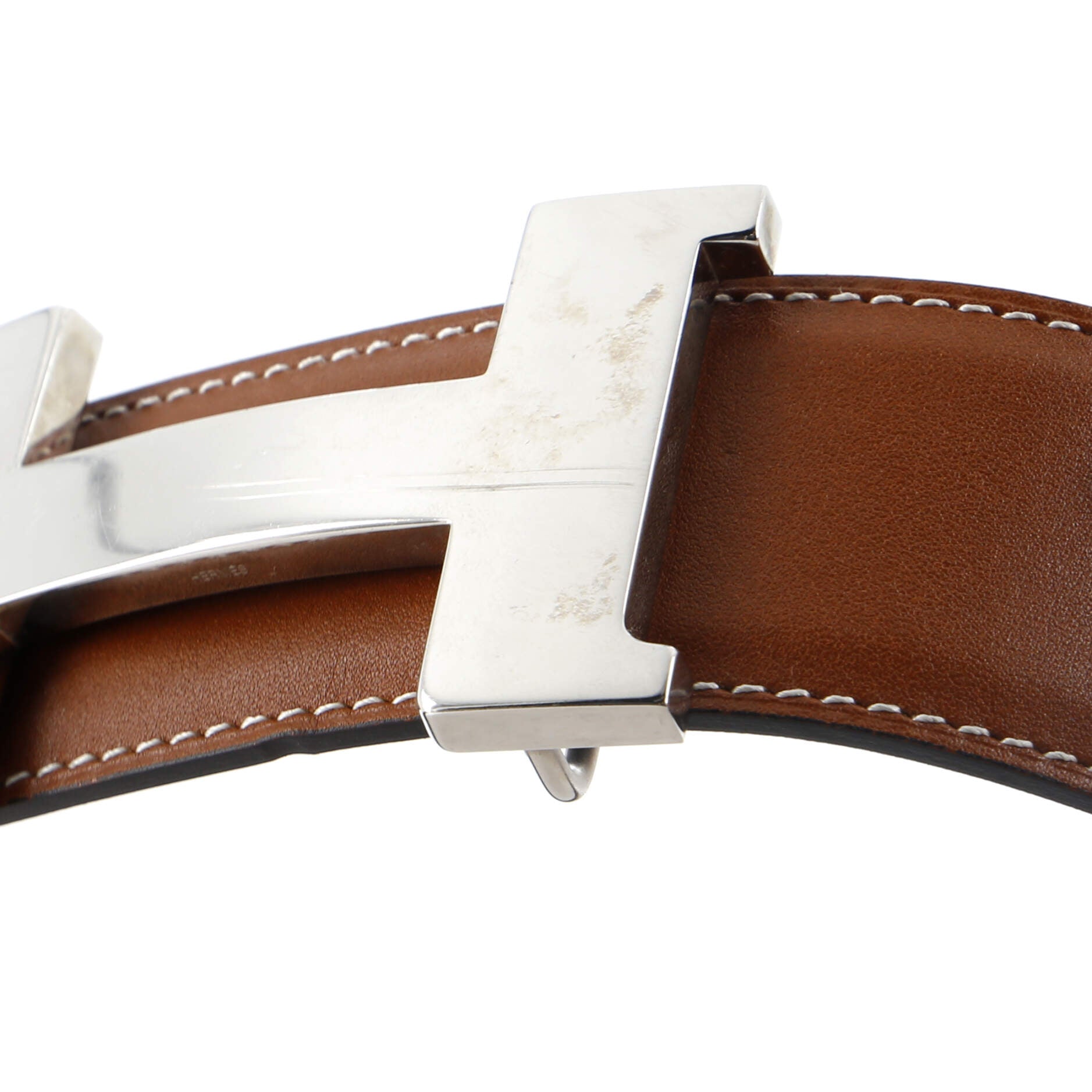 Constance Reversible Belt Leather Wide 90