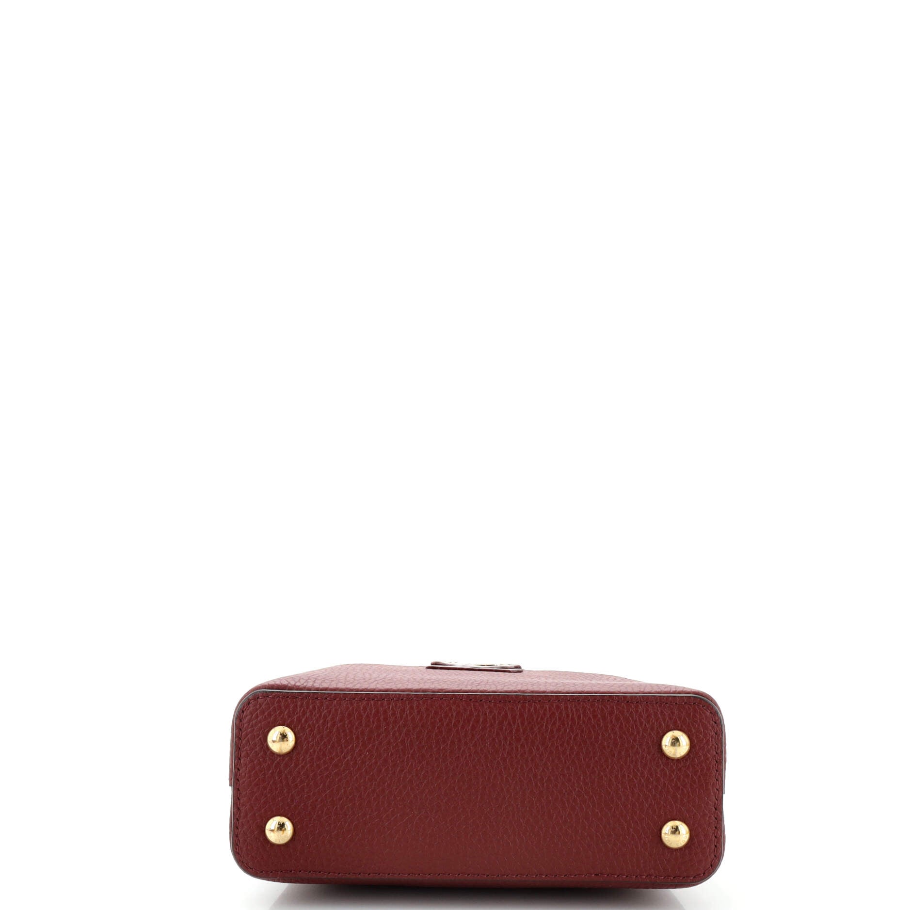 Capucines Bag Leather with Crocodile Mini