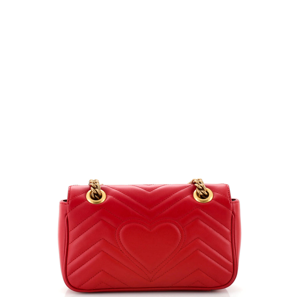 GG Marmont Flap Bag Matelasse Leather Mini