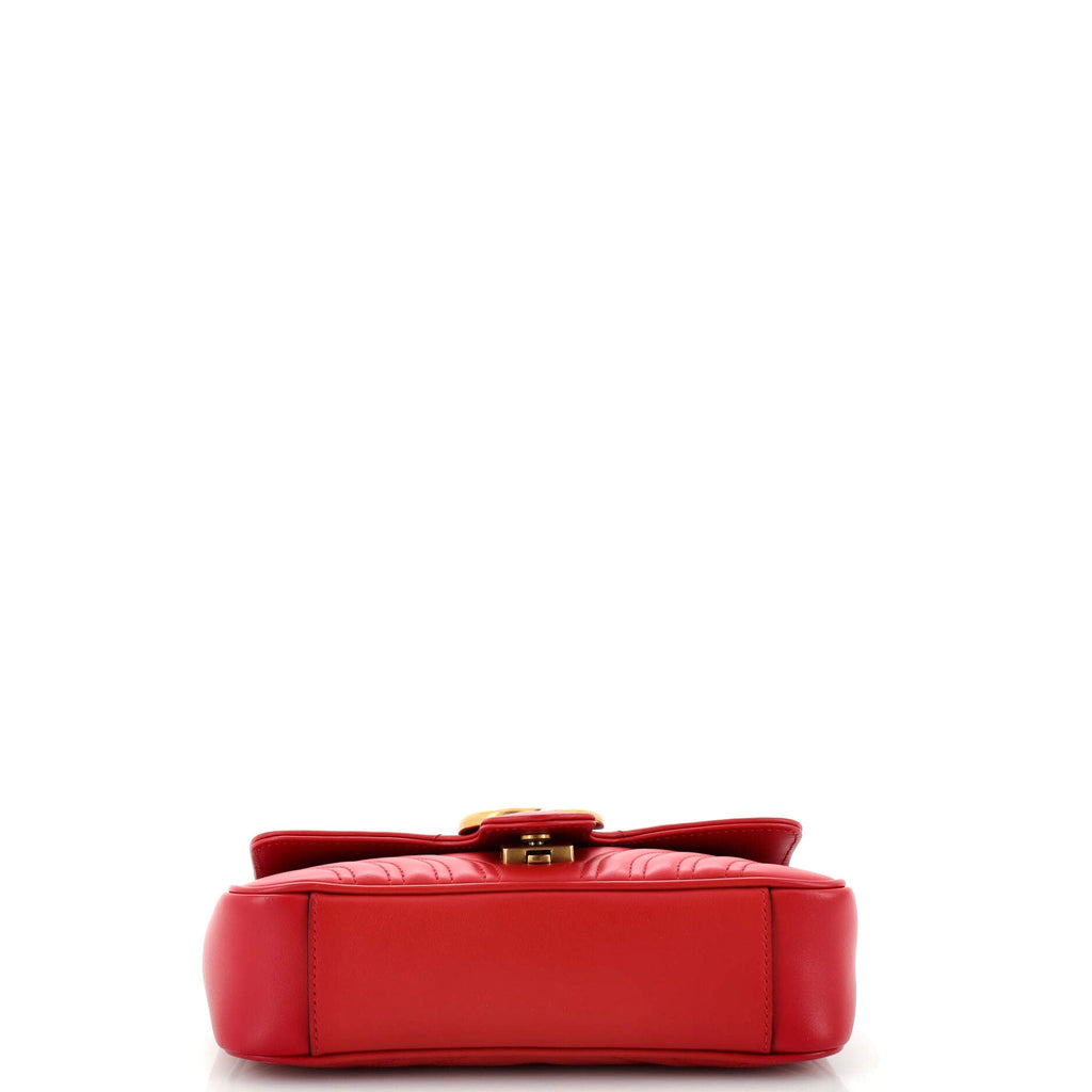 GG Marmont Flap Bag Matelasse Leather Mini