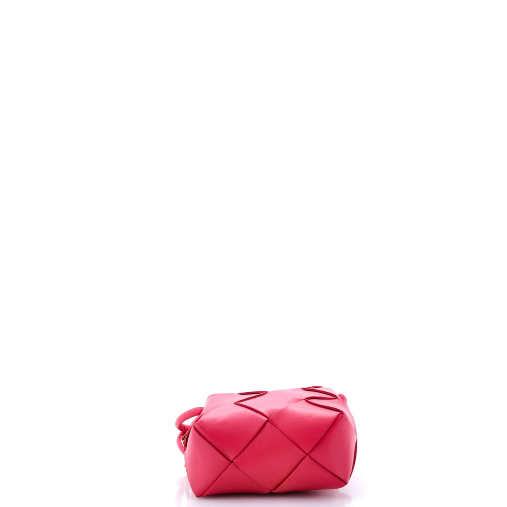 Cassette Camera Crossbody Bag Maxi Intrecciato Leather Mini