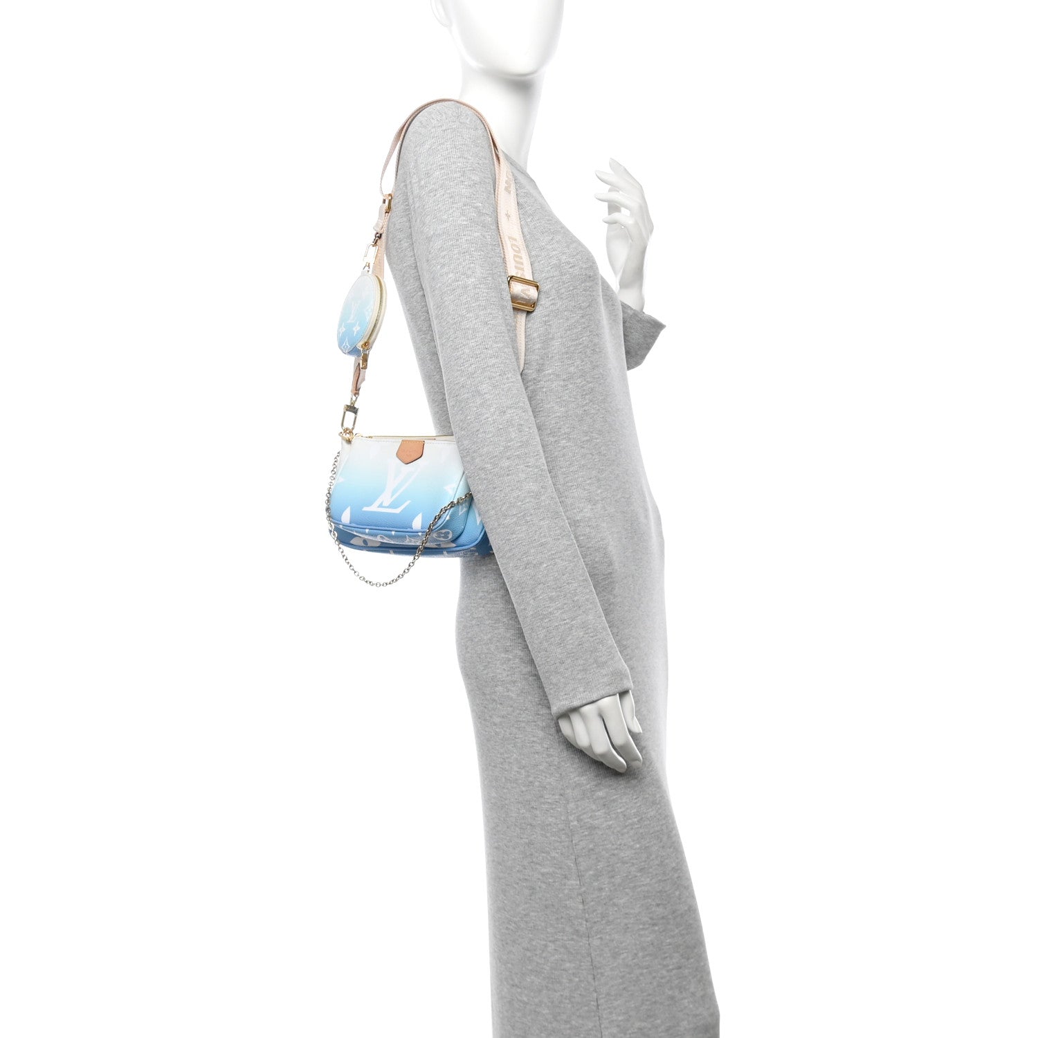 Monogram Giant By The Pool Multi Pochette Accessories Blue