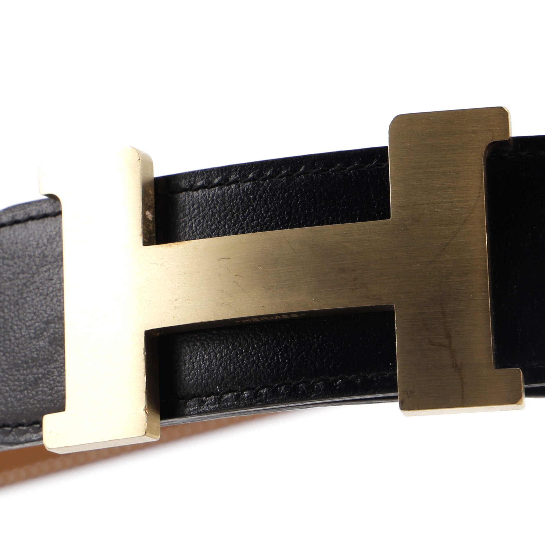 Constance Reversible Belt Leather Wide 90