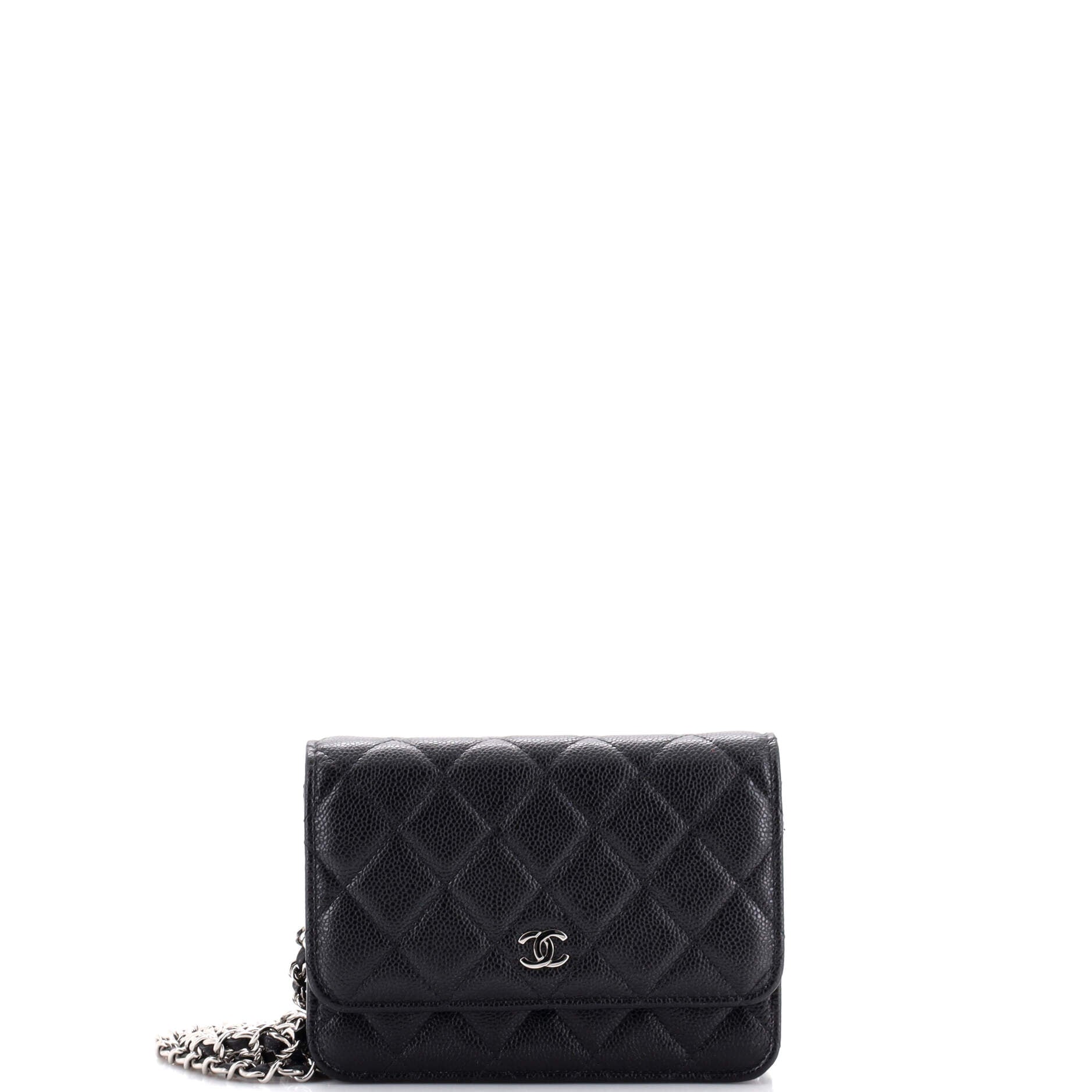 Wallet on Chain Quilted Caviar Mini