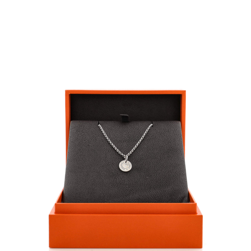 Gambade Pendant Necklace 18K White Gold with Diamond