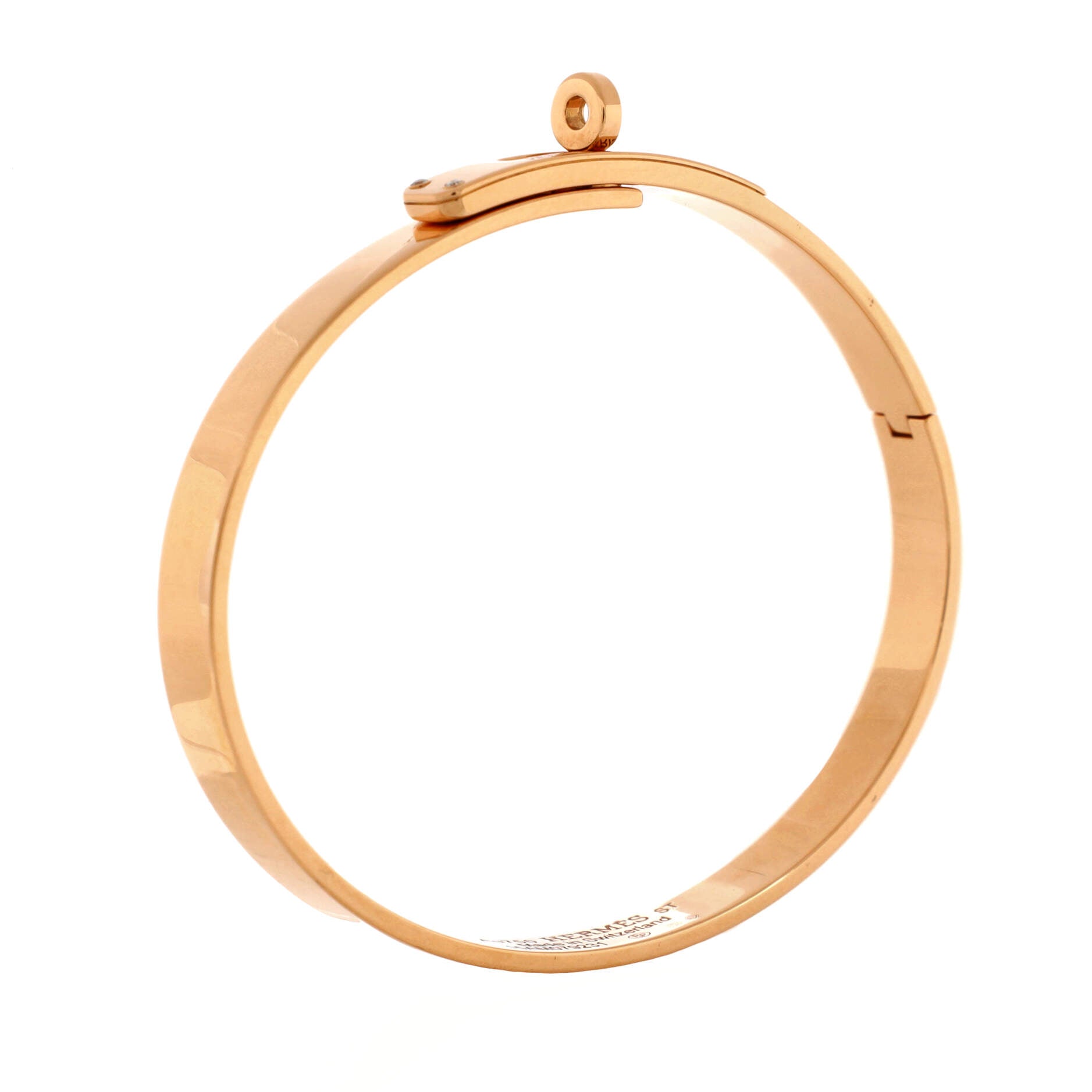 Kelly Bracelet 18K Rose Gold with 4 Diamonds Small
