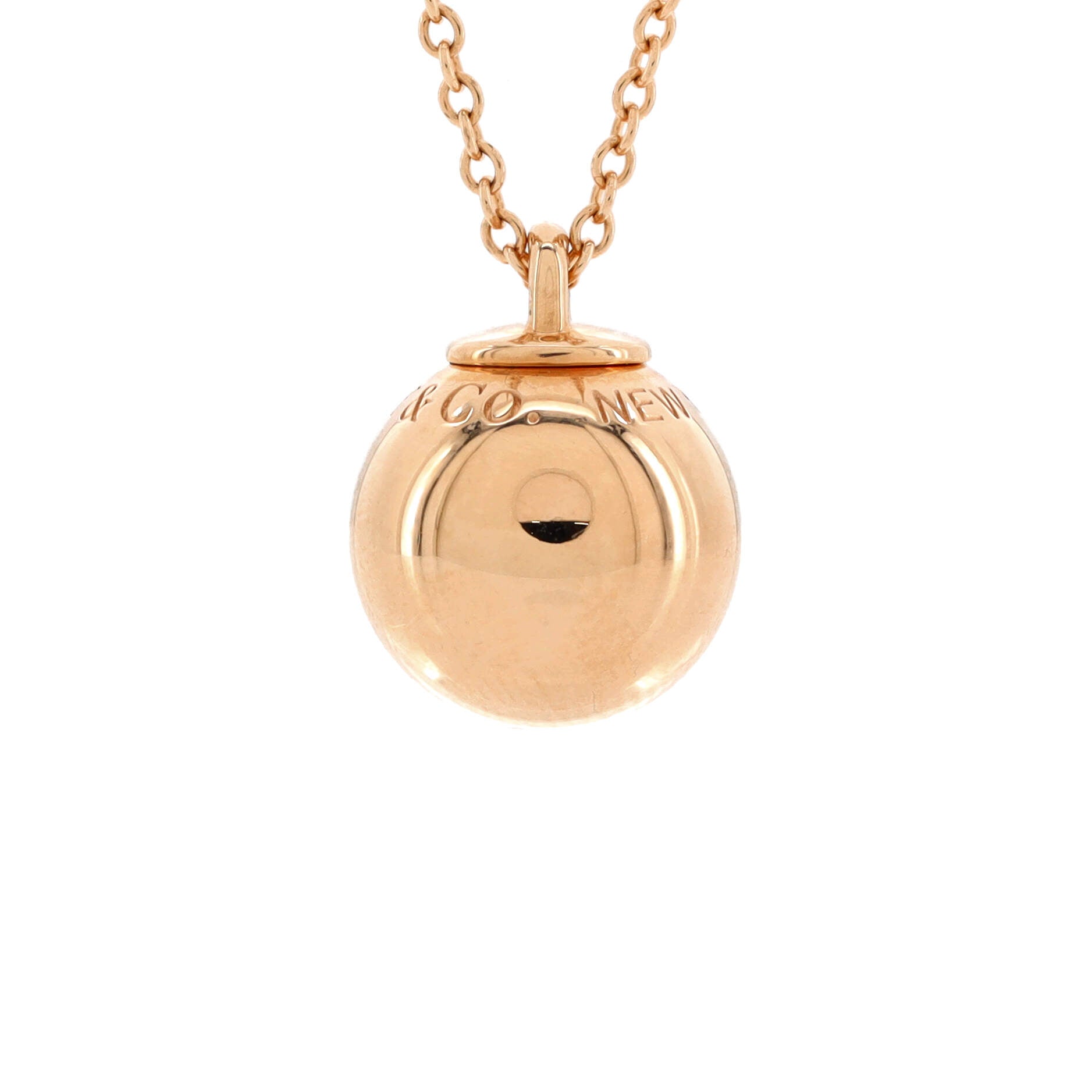 HardWear Ball Pendant Necklace 18K Rose Gold 12.75mm