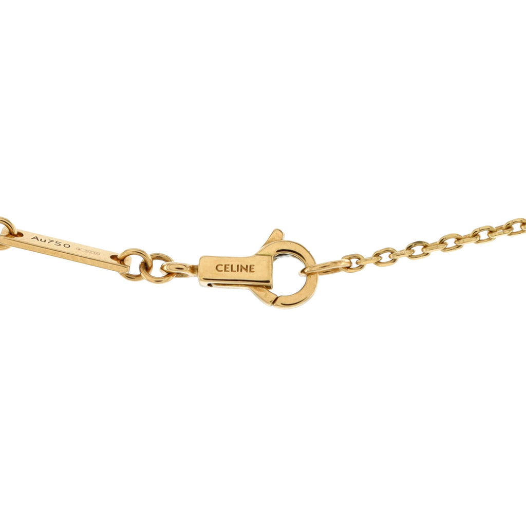 Maillon Triomphe Pendant Necklace 18K Yellow Gold and Diamonds