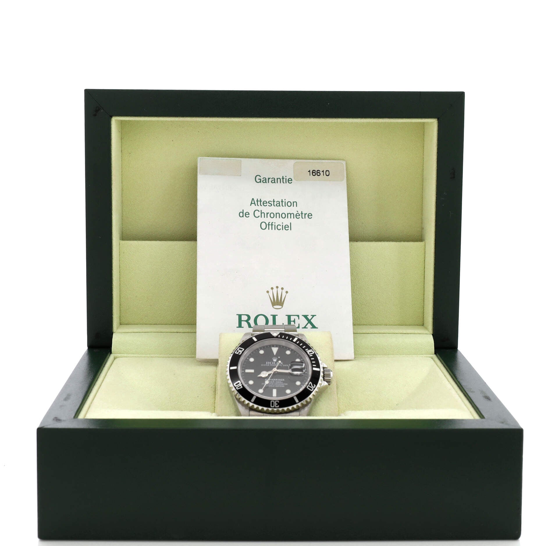 Oyster Perpetual Submariner Date Automatic Watch Stainless Steel 40